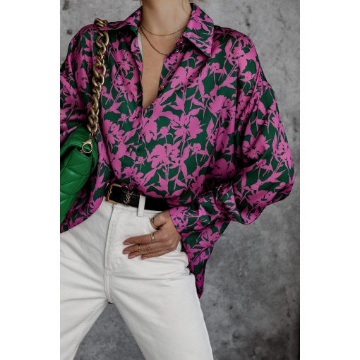 LUŹNA KOSZULA PRINT