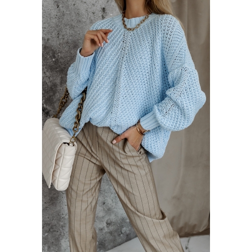 SWETER PĄŻEK GRUBY SPLOT