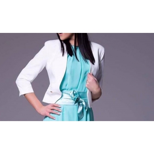 ELEGANCKI TALIOWANY ŻAKIET KRÓTKI