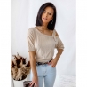 BLUZKA ODKRYTE RAMIĘ Z KLAMRĄ
