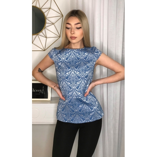 ELEGANCKA DOPASOWANA BLUZKA
